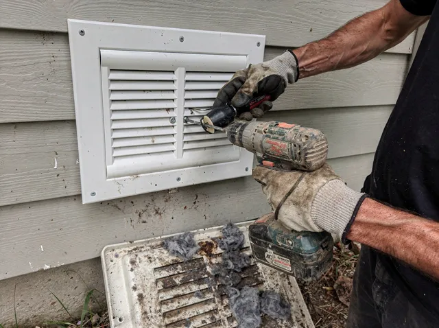 Dryer Vent Cover Replacement in Seekonk