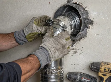 Dryer Vent Hose Installation in Seekonk