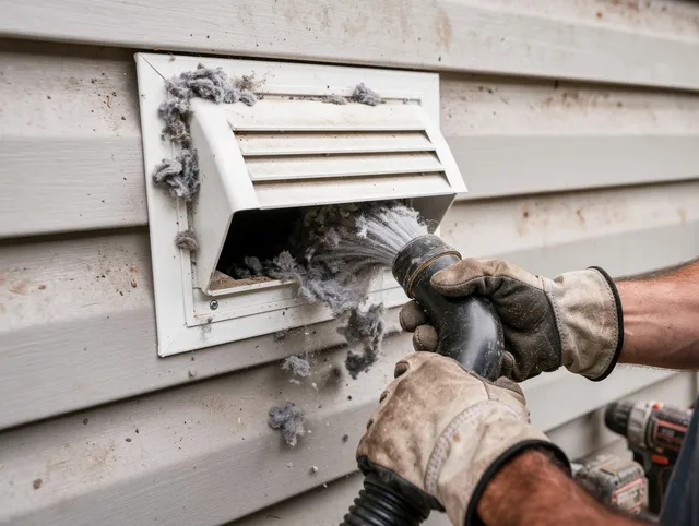 Professional dryer vent cleaning by Seekonk Dryer Vent Cleaning in Seekonk