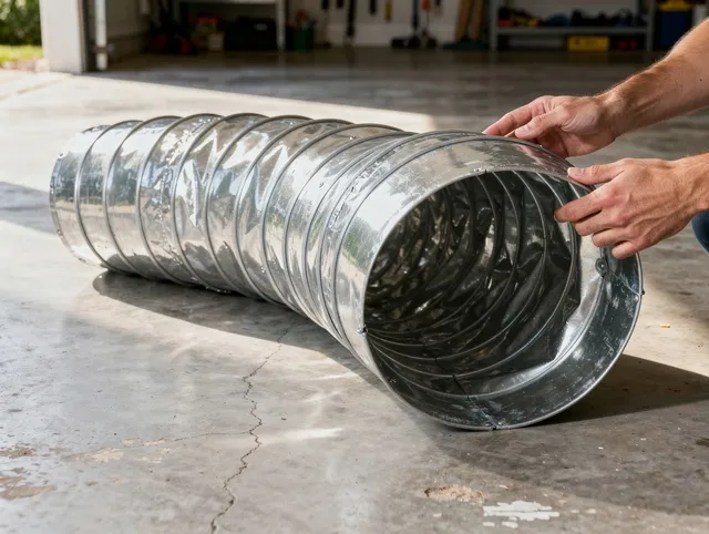 Seekonk Dryer Vent Cleaning specialist using advanced equipment for thorough duct cleaning in Seekonk
