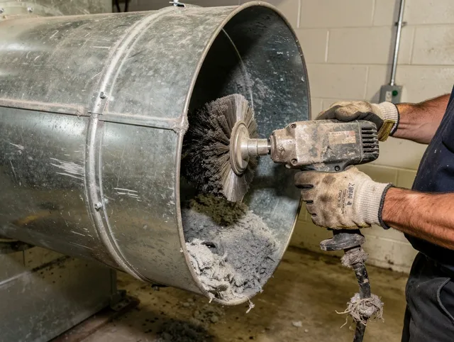 Industrial-grade dryer vent cleaning by Seekonk Dryer Vent Cleaning in Seekonk